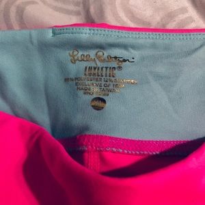 Lilly Pulitzer XL Pink Luxletic Cropped Leggings